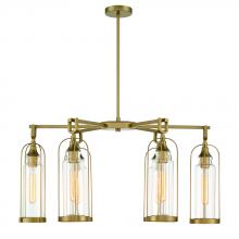 Eurofase 42730-028 - 35" 6LT outdoor oval chandelier