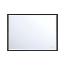 Eurofase 48095-013 - Cerissa 30&#34; Rectangular Mirror in Black