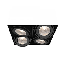 Eurofase TE214BGU10-01 - MULT,GU10,TRIMLSS,4LT,50W,BLK