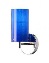 Kuzco Lighting Inc 601301BCH - Single Lamp Wall Sconce with Cylinder Glass