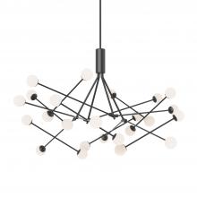 Kuzco Lighting Inc CH97358-BK-UNV - Moto 56-in Black LED Chandeliers