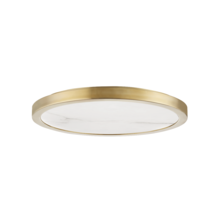 Hudson Valley 4318-AGB - 18&#34; LED FLUSH MOUNT