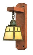 Arroyo Craftsman AWS-1EF-S - a-line mahogany wood sconce without overlay (empty)