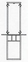 Arroyo Craftsman HCM-14DTAM-MB - 14" huntington hanging pendant with double t-bar overlay
