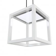 Blackjack Lighting BOX-06P-WH - Boxer Pendant - Frosted White