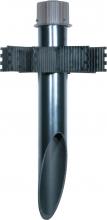 Nuvo 60/679 - 2&#34; Diameter Mounting Post- PVC- Light Gray Finish