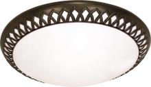 Nuvo 60/925 - Rustica - 3 Light CFL - 17&#34; - Flush Mount - (3) 18w GU24 / Lamps Included