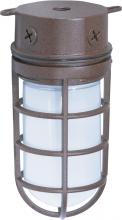 Nuvo SF76/625 - 1 Light - 10&#34; Vapor Proof - Surface Mount with Frosted Glass - Old Bronze Finish