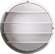 Nuvo SF77/861 - 1 Light - 10&#34; Round Cage Polysynthetic Body and Lens - White Finish