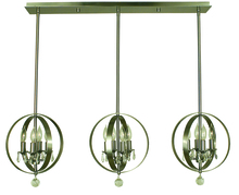 Framburg 1051 BN - 12-Light Brushed Nickel Constellation Island Chandelier