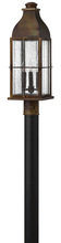 Hinkley 2041SN-LL - Hinkley Lighting Bingham Series 2041SN-LL Exterior Post Lantern (Incandescent or LED)