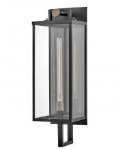 Hinkley 23015BK - Large Wall Mount lantern