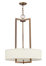 Hinkley 3203BR - Hinkley Lighting Hampton Series 3203BR Pendant/Mini-Chandelier (Incandescent or LED)