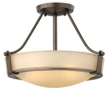 Hinkley 3220OB - Hinkley Lighting Hathaway Series 3220OB Semi-Flush (Incandescent or LED)