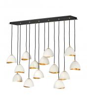 Hinkley 35909SHW - Hinkley Lighting Lisa McDennon Collection "Nula" Series 35909SHW Linear Multi-Pendant/Chande