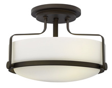 Hinkley 3641OZ-LED - Hinkley Lighting Harper Series 3641BN-LED Semi-Flush (Incandescent or LED)