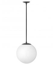 Hinkley 3744BK-WH - Hinkley Lighting Warby Series 3744BK-WH Pendant