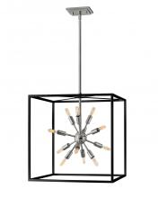 Hinkley 46314BLK-PN - Hinkley Lighting Lisa McDennon Collection "Aros" Series 46314BLK-PN Pendant/Mini-Chandelier