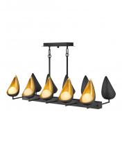 Hinkley 47909BLK - Hinkley Lighting Lisa McDennon Collection "Ren" Series 47909BLK Linear Chandelier