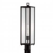 ELK Home 1188-MB-CL - Capture 24.5&#39;&#39; High 1-Light Outdoor Post Light - Matte Black