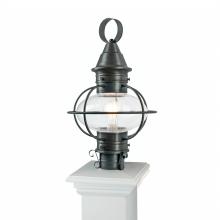 ELK Home 1711-GM-CL - American Onion 19&#39;&#39; High 1-Light Outdoor Post Light - Gun Metal