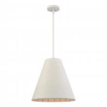 ELK Home 52258/1 - Sophie 16&#39;&#39; Wide 1-Light Pendant - White Coral