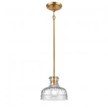 ELK Home 67925/1 - Orinoco 8&#39;&#39; Wide 1-Light Mini Pendant - Satin Brass