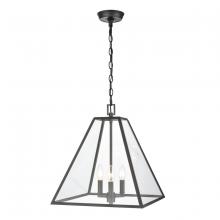 ELK Home 68205/3 - Tangent 16&#39;&#39; Wide 3-Light Pendant - Matte black