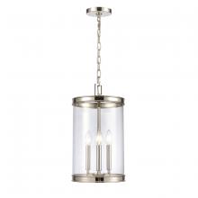 ELK Home 69765/3 - Mendoza 10.25&#39;&#39; Wide 3-Light Pendant - Polished Nickel