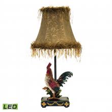 ELK Home 7-208-LED - Petite Rooster 19&#39;&#39; High 1-Light Table Lamp - Multicolor - Includes LED Bulb
