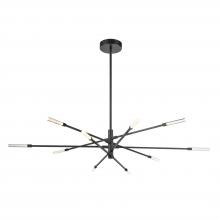 ELK Home 85038/LED - Light Streak 55.5&#39;&#39; Wide 10-Light Chandelier - Matte Black