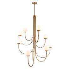 ELK Home 89681/9 - Caroline 44&#39;&#39; Wide 9-Light Chandelier - Brushed Gold