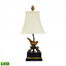 ELK Home 91-171-LED - Perching Robin 21&#39;&#39; High 1-Light Table Lamp - Antique Black - Includes LED Bulb