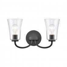 ELK Home EC89253/2 - Emily 17&#39;&#39; Wide 2-Light Vanity Light - Matte Black