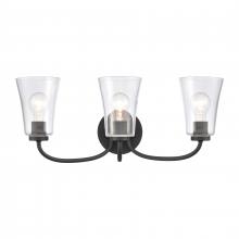 ELK Home EC89254/3 - Emily 23&#39;&#39; Wide 3-Light Vanity Light - Matte Black