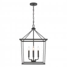 ELK Home EC89804/4 - Emmett 17&#39;&#39; Wide 4-Light Pendant - Matte Black