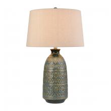 ELK Home S0019-11143 - Burnie 28&#39;&#39; High 1-Light Table Lamp - Blue Glazed