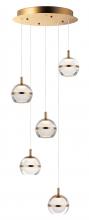 ET2 E24595-93NAB - Swank-Multi-Light Pendant